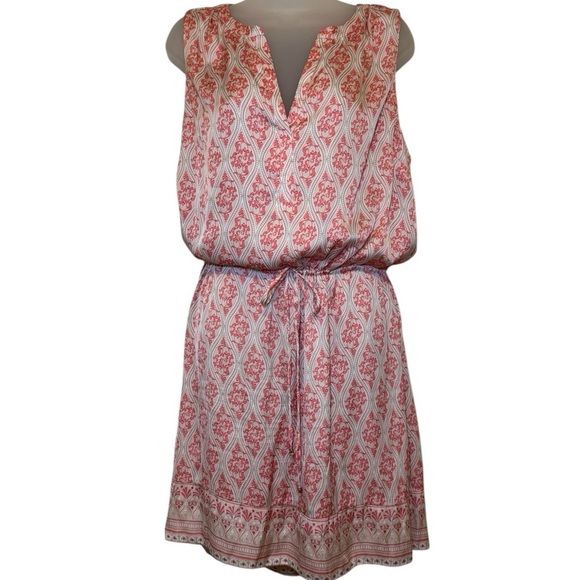 White House Black Market Sleeveless Print Dress Size 14 - Picture 2 of 13